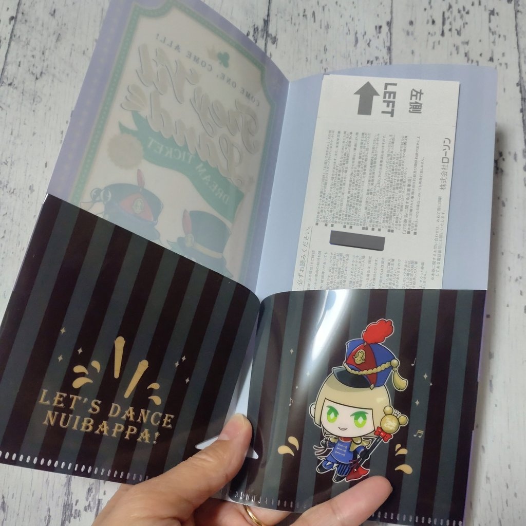 来ましたー✨初クリアファイル印刷✨かわいい！！！🙌🙌🙌🙌