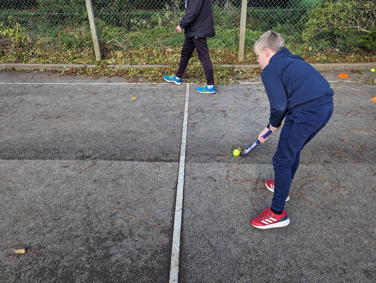 Enjoying hockey in our PE lesson! #spiresfedpe