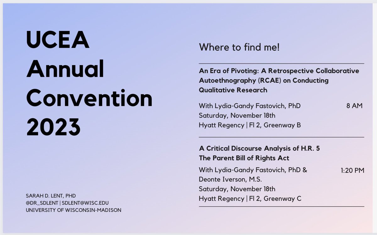 dr_sdlent's tweet photo. See you soon, Minneapolis! #UCEA23 https://t.co/49jNr19Xbo