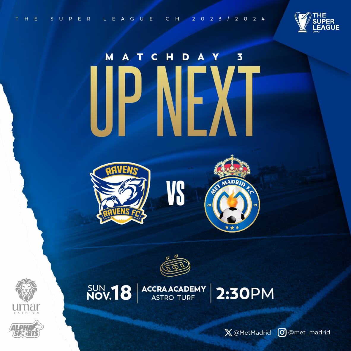 MetMadrid's tweet image. It's that time again. See ya tomorrow. 
#SuperleagueGh