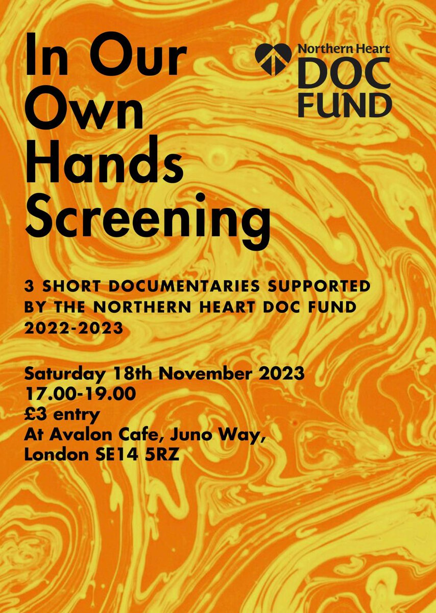 We're proud to announce that our 2022/23 cohort of filmmakers, Vicky Best, Matthew Reese, and Sam, have taken it upon themselves to put on a special one-off screening in London!

#NorthernHeartDocFund #NorthernVoices #EmergingTalent