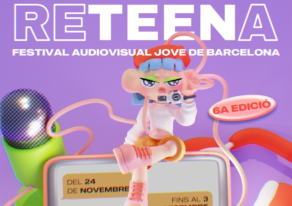 alumniUPF's tweet photo. Ja és aquí la sisena edició del @ReteenaFest 📹

A l'agenda del #ButlletíAlumniUPF destaquem aquest el festival audiovisual fet per joves per a joves, impulsat per les #alumniUPF Clàudia Mera i @M_Castellvi.

🗓️ del 24 de novembre al 3 de desembre
🔗 https://t.co/YKq0KpdOkH https://t.co/4vfXkjFlOF