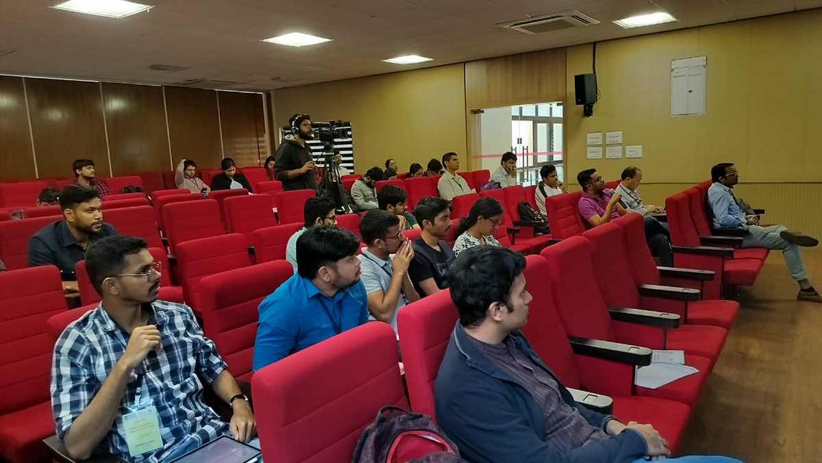 Day 2 of the Conference on ‘Quantum Technologies using Ultracold Atoms’ ended with enriching sessions by Projjwal Kanjilal (IISER Pune), Gourab Pal (RRI Bangalore), Inderpreet Kaur (IISER Pune), Bharathi Kannan J (IISER Pune), Harshini T. (IISER Pune) 

Stay tuned for more.