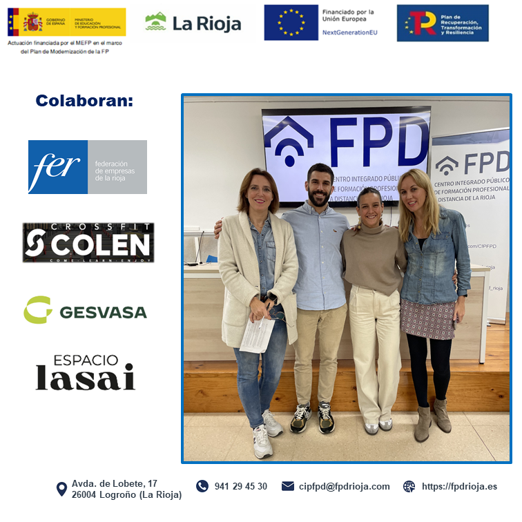 cipfpd_rioja's tweet photo. Esta mañana ha tenido lugar el "Coloquio: Incentivos y apoyos para emprender".
En FPD Rioja impulsamos el espíritu emprendedor para poner en práctica tu idea de negocio.
GRACIAS a todos por vuestra implicación.
#fp #fprioja #educacion #empleo #larioja #emprendimiento https://t.co/VPqRnchfA9