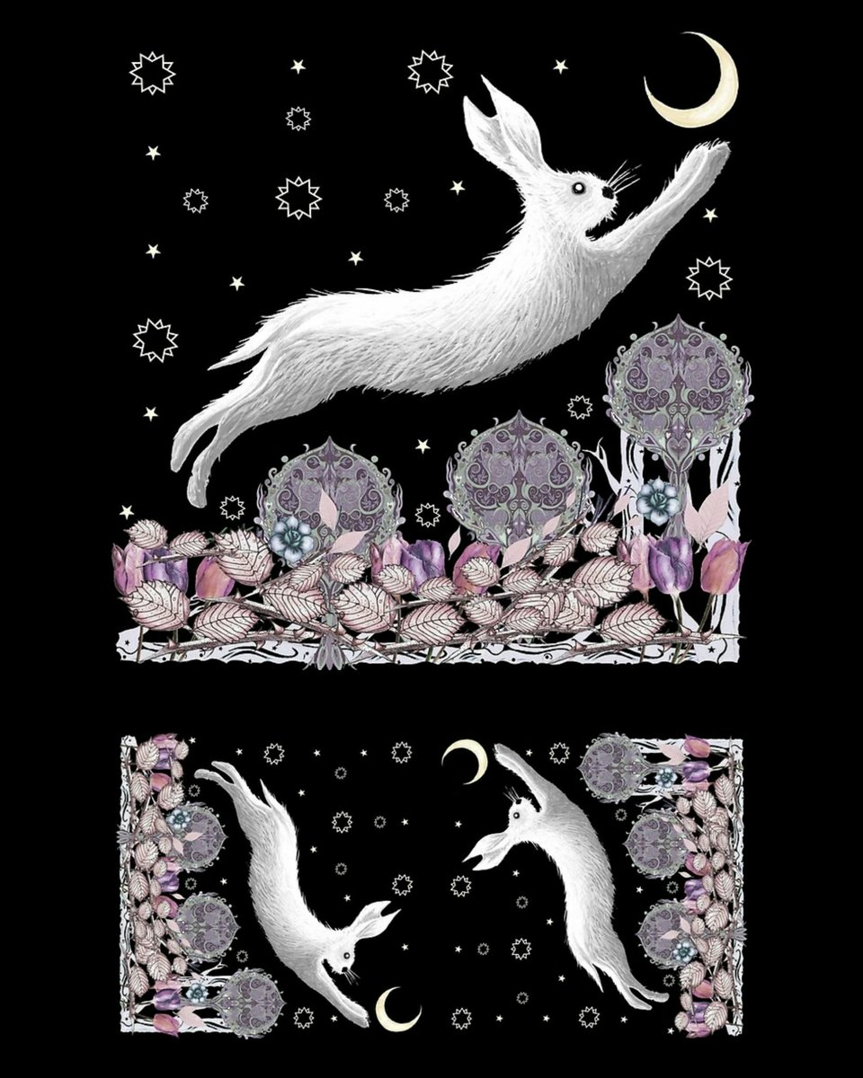 Snow Hare #artprints #posters #gifts 🌟SHOP : redbubble.com/shop/ap/137693… 

#hareart #snowhare #winterdecor #redbubble #tapestries #sticker #totebags #cushion #magicalnature #moonlit #ChristmasGiftIdeas #shopsmall