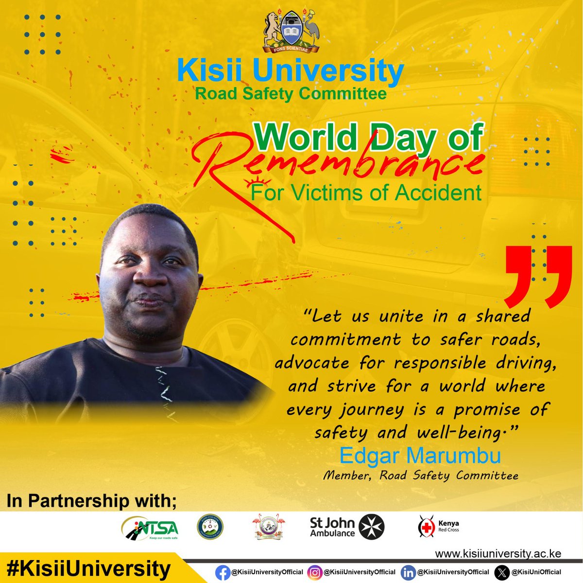 CommanderEdgar's tweet photo. Life is simply as precious as it can get. Stay sharp on the roads and arrive safe. #SegenVice #SaferRoads @ntsa_kenya @kisiuniofficial @UNRSC @RoadSafetyNGOs @TransportKE https://t.co/KQmyz4q0Qy
