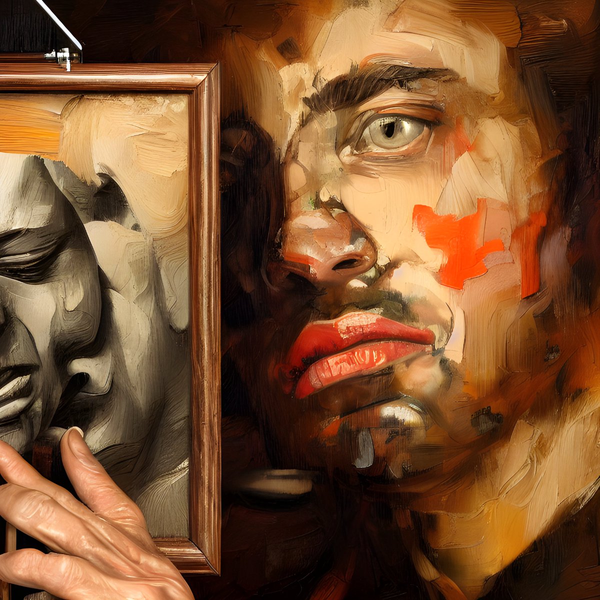 AndersB_art's tweet photo. Good afternoon frens!
Another reason to celebrate today ...

🚨🚨🚨 SOOOOOOLD!🚨🚨🚨

Heartbroken painter - 1/1  - was sold for 15 XTZ (primary!)

Acknowledgements and link to collection below