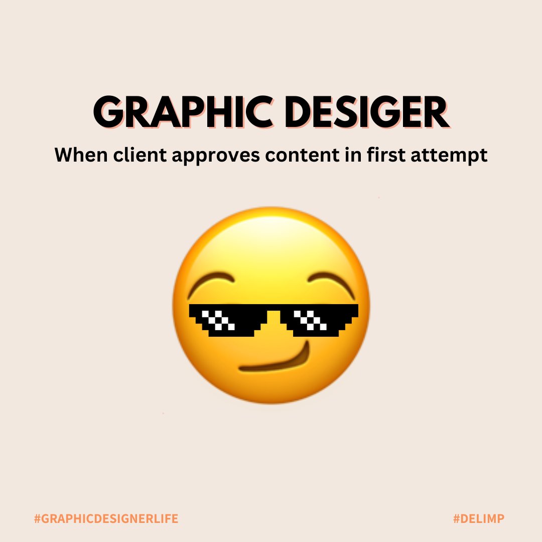 delimp_it's tweet photo. When your client approves the content on the first go!

Graphic designer mood: Cue the happiness!

#graphicdesignerlife #graphicdesignermemes #graphicdesignagency #dubaiagency #DelimpTechnology https://t.co/fCSPOckruu