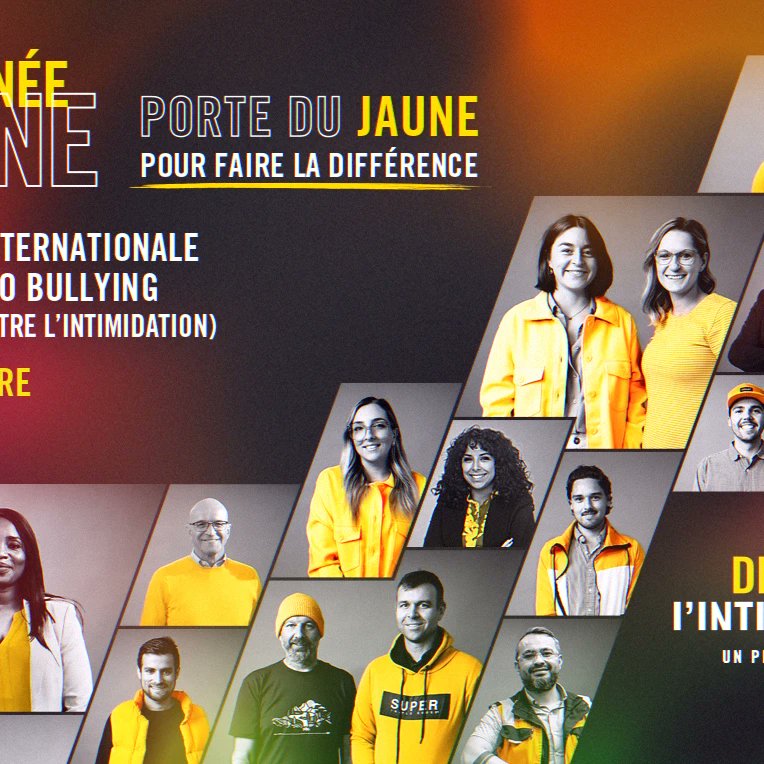 karineross74's tweet image. #RideOutIntimidation
#BRP
Aujourd’hui, le 17 novembre, BRP fera un don de 10$CA pour chaque photo avec du jaune. Suite à l&apos;engagement social généré par la Journée jaune, BRP fera un don à six organismes locaux qui luttent contre l&apos;intimidation dans nos régions.