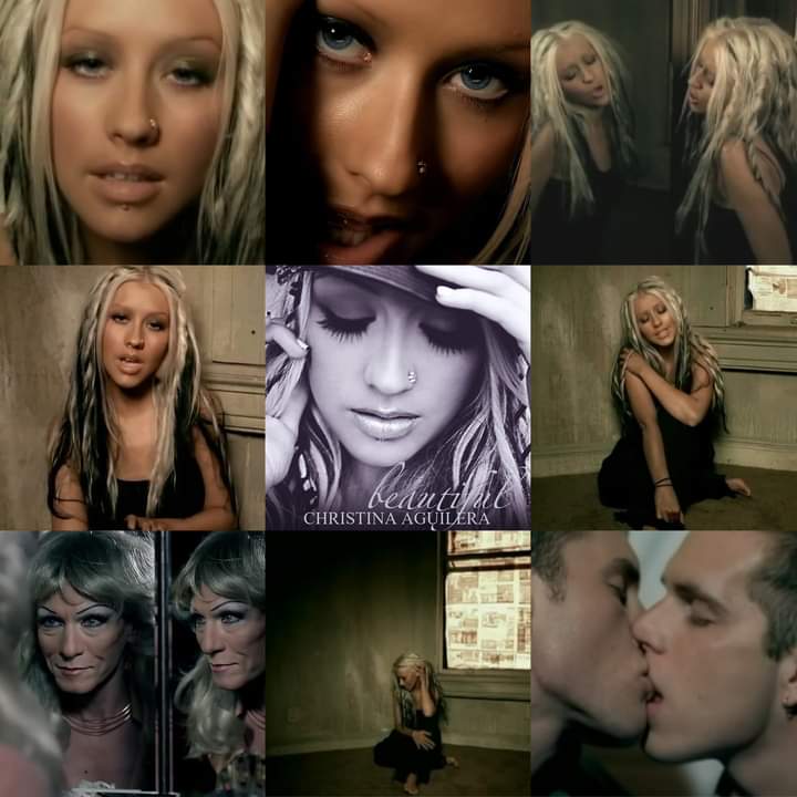 #SabíasQué: hace 21 años, #ChristinaAguilera lanzaba #Beautiful como segundo sencillo de #Stripped.
 La balada fue compuesta y producida por #LindaPerry sobre la belleza interior y el autoestima, descrita por #Xtina como el 'corazón de #Stripped', llegando a convertirse