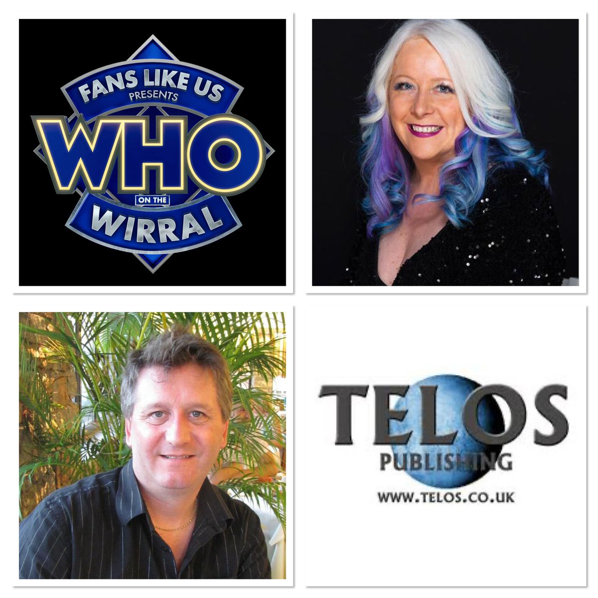 We are very pleased to announce that Editorial Director of Telos Publishing Ltd, historian, writer, researcher and editor David J Howe & USA TODAY bestselling author Samantha Lee Howe will be joining us for Who on the Wirral 2024. Tickets available: tinyurl.com/Who2024