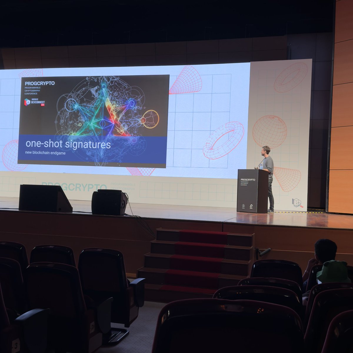 rootwarp's tweet image. the brand new approach could change entire scene. &quot;one-shot signature&quot;.

time to buy quantum computer. 💸😁

#DevconnectIST #Devconnect #progcrypto