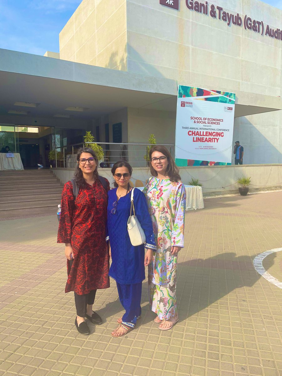 AroojWDar's tweet photo. It’s conference season! @FatimaaSadik @AqsaJawedZafar 

#CBERCON2023 https://t.co/MultuAEmzl