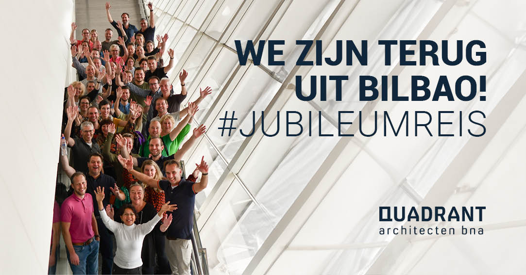 QuadrantArch's tweet image. JUBILEUMREIS - Afgelopen weekend vierden alle collega's samen met hun partners het 35-jarige jubileum van Quadrant in Bilbao! Nieuwsgierig? Bekijk hier alvast de eerste foto's...
qarch.nl/nieuws/we-zijn…

#jubileum #reis #architectenbureau #Bilbao