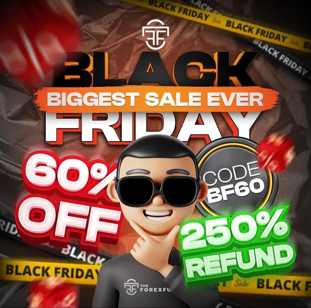 TheForexFunder's tweet photo. BLACK FRIDAY SALE HAS STARTED, ONLY 30 USES WITH THE CODE 🤗

Don’t miss out on 60% OFF + 250% REFUND using code - BF60 🚀

#forex #forextrading #forextrader #forextips #forexprofit #propfirm #tff #fundedtrader #forexmentor #theforexfunder #forexeducation #forexguide https://t.co/mE9D07mUTX