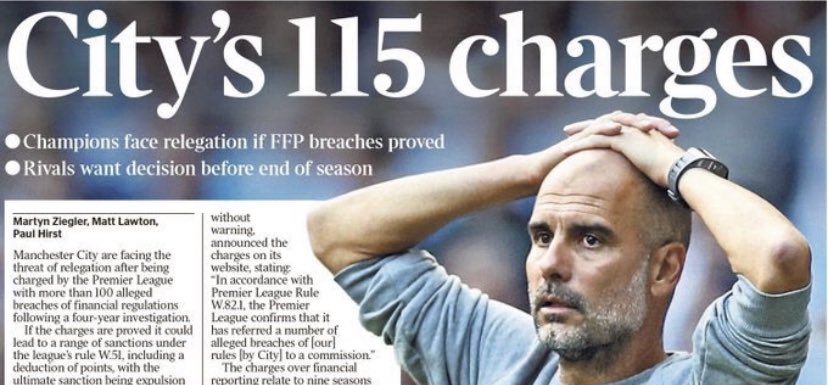 ZaidBalll's tweet image. 115 charges for financial breaches.

Send them back down to the football league. @premierleague @FA