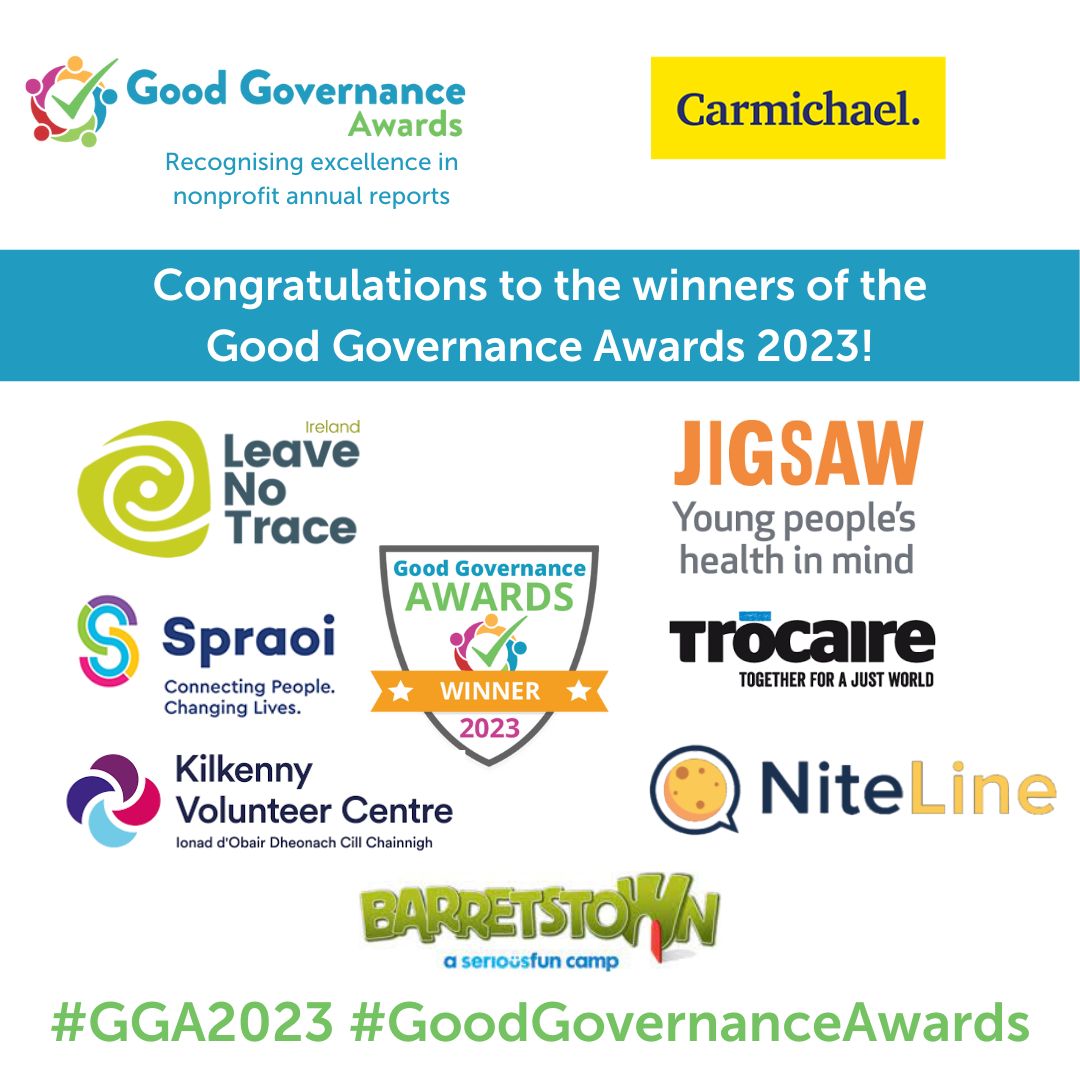 Carmichael_IRL's tweet image. 🏆Congratulations to the #GGA2023 winners!👏

🌟Category 1: Niteline
🌟Category 2: Kilkenny Volunteer Centre
🌟Category 3: @SpraoiSport 
🌟Category 4: @LeaveNoTraceIrl 
🌟Category 5: @Barretstown
🌟Category 6: @JigsawYMH
🌟Category 7: @Trocaire