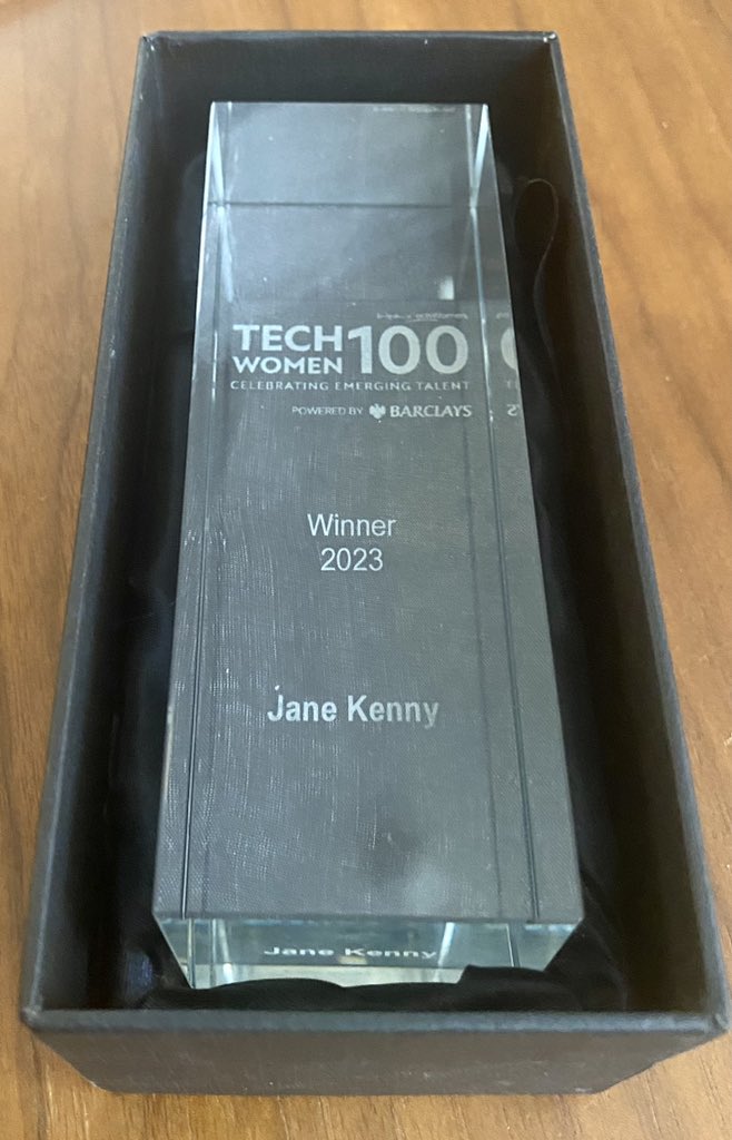 I along with 99 other remarkable women stepped into the light to receive our awards and celebrated working in an industry where we are still a minority. A truly inspirational evening. <a href="/WeAreTechWomen/">WeAreTechWomen</a> <a href="/DWPDigital/">DWP Digital</a> #TechWomen100