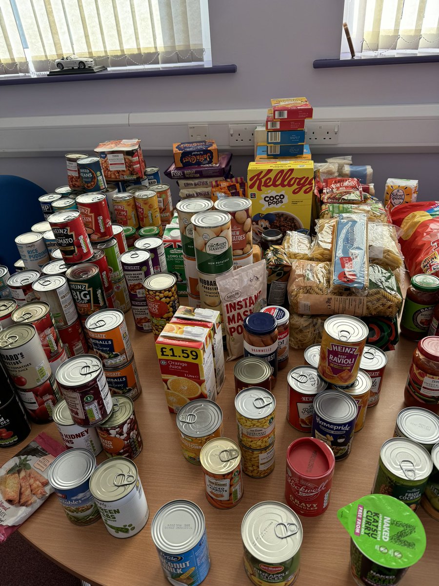 Thank you very much to everyone that has been donating items to our food bank. The donations will help so many families within the community.