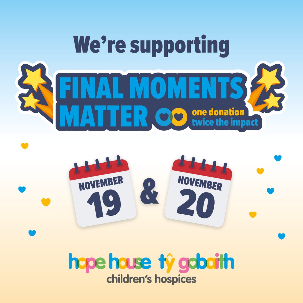 We’re supporting @HHTGhospices - Tomorrow marks the start of a 36hour #fundraising marathon to help fund a year of vital end of life care for seriously ill local children. Every donation made will be doubled! Please click to help bit.ly/40H3Phw
#Wales #MakeADifference