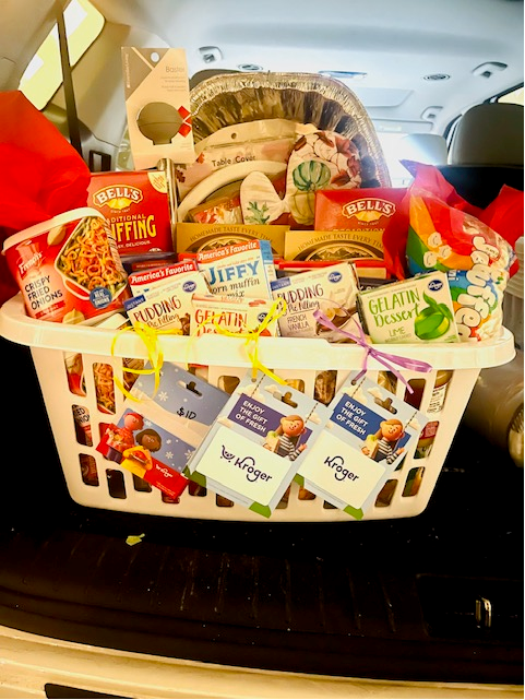 Huge shout out to the community of Cherokee High School, <a href="/FMSPatriots/">FMS Patriots</a>, and <a href="/LibertyES1/">Liberty ES - Canton</a> who collected food and gift cards to create 113 baskets to give for Thanksgiving. CHS did 88, with clubs, teams, faculty and staff and the community at large contributing.