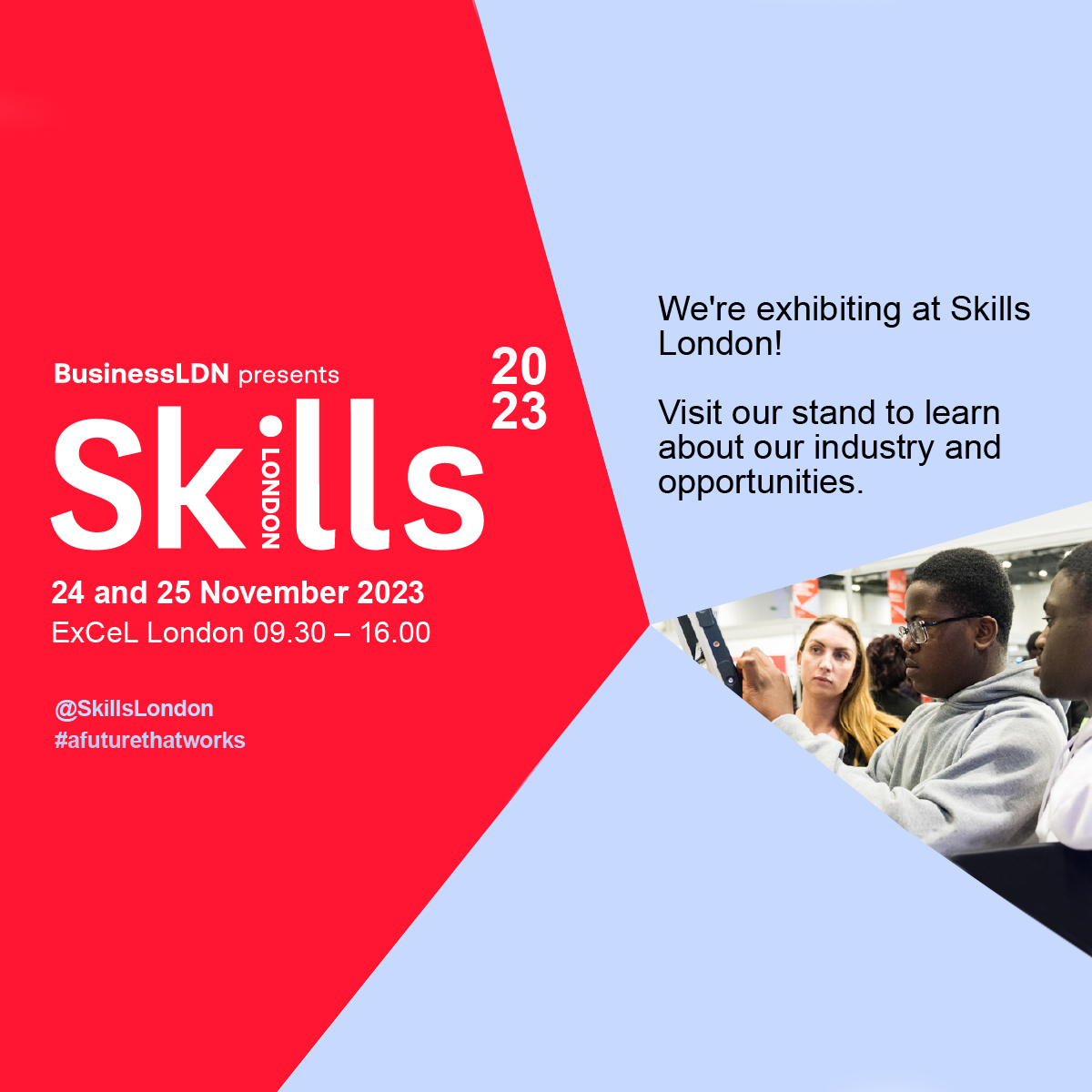 Find us at Stand 320 at the Creative Zone at @Skillslondon London 2023 on 24th &amp; 25th November🎮

#skillslondon2023 #esports