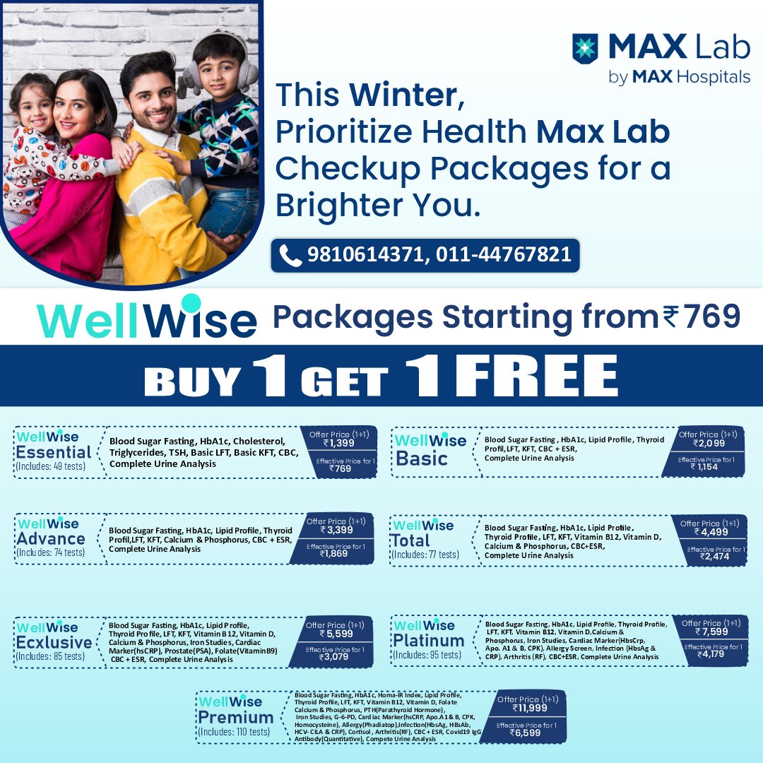maxlab_sec24's tweet photo. 👉 𝗧𝗵𝗶𝘀 𝗪𝗶𝗻𝘁𝗲𝗿,Prioritize Health by 𝗠𝗔𝗫 𝗟𝗔𝗕 Checkup Packages for a Brighter You.

📱 Call us now for Bookings  9810614371

📍 Visit at 𝗦𝗵𝗼𝗽 𝗡𝗼 𝟭𝟯𝟴, 𝗡𝗼𝗿𝘁𝗵, 𝗣𝗼𝗰𝗸𝗲𝘁 𝟭𝟬, 𝗦𝗲𝗰𝘁𝗼𝗿-𝟮𝟰, 𝗥𝗼𝗵𝗶𝗻𝗶, 𝗗𝗲𝗹𝗵𝗶, 𝟭𝟭𝟬𝟬𝟴𝟱
#maxlab #winter https://t.co/LjTijyClJI