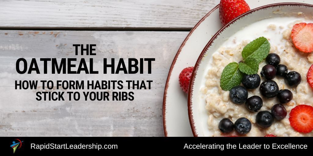 I'll be at the Legion again this morning for breakfast.  
And yes:  oatmeal.  
Here's why.  rapidstartleadership.com/oatmeal-habit/