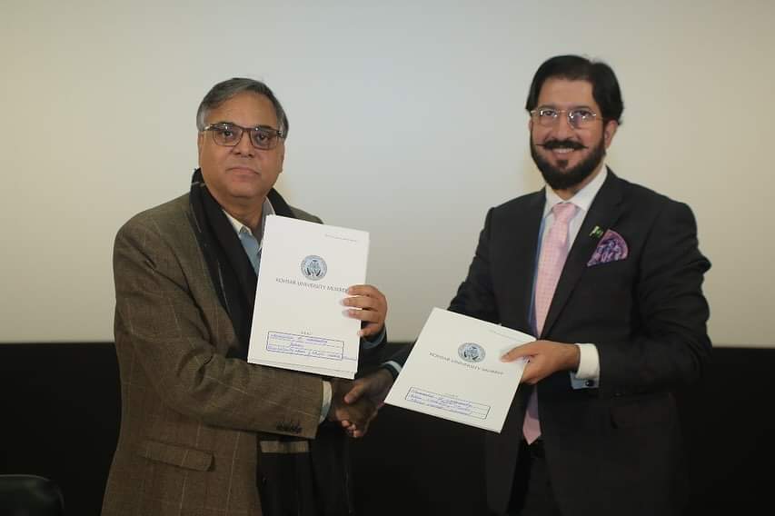 Murree: Delivered a guest lecture on Allama Muhammad Iqbal as well as Chaired a Penal discussion on “Iqbal and Contemporary Sciences” in the ceremony of Allama Muhammad Iqbal Day at Kohsar University, Murree. In addition to arrange a special lecture and panel discussion, I