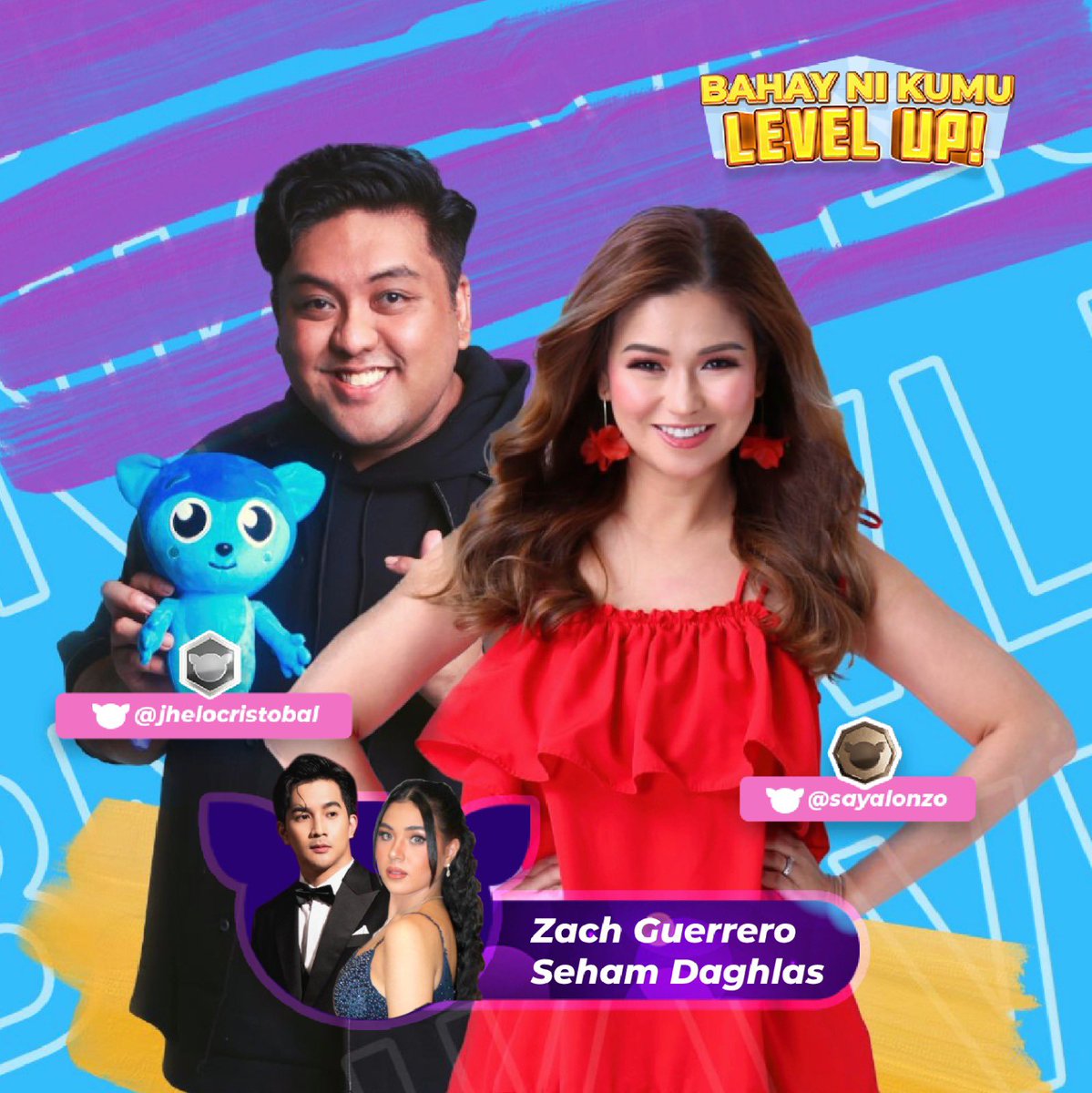 jhelocristobal's tweet photo. You asked, we answered!  Samahan kami ni partner @sayalonzo as we welcome back #Zacham sa @BNKLevelUp It is indeed a @zachrguerrero and @sehamburger day this Nov 21, 8 PM on @kumuPH 

Ano ba ang nilolook forward ninyo sa kanilang pagbabalik? Comment down below 

@MrsWise03 https://t.co/IGRg7oB9S8