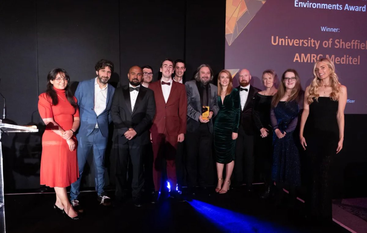 Advanced Manufacturing Research Centre (@theamrc) on Twitter photo 🏆Our MediTel team has been shortlisted for yet another award - this time it's at the <a href="/TheEngineerUK/">The Engineer</a>'s #CollaborateToInnovateAwards, up in the Healthcare & Medical category.
➡️Read more about the team's recent award win last month here: bit.ly/3R39dbu. 🏆Our MediTel team has been shortlisted for yet another award - this time it's at the <a href="/TheEngineerUK/">The Engineer</a>'s #CollaborateToInnovateAwards, up in the Healthcare & Medical category.
➡️Read more about the team's recent award win last month here: bit.ly/3R39dbu.