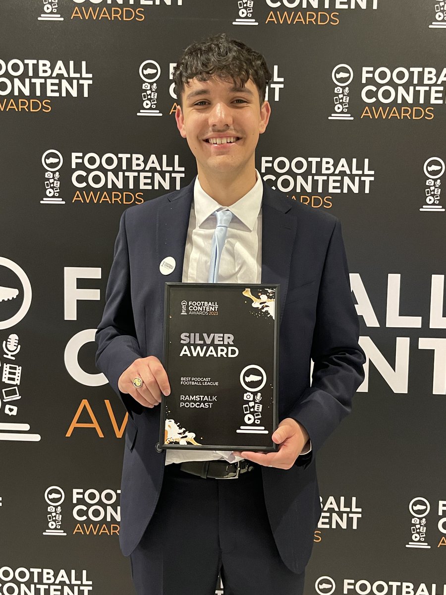 goalhangeryt's tweet image. An amazing experience last night just to be at the @The_FCAs but to win the Silver Award for Best Podcast in the Football League is surreal! 🤩

Thank you once again to everyone who listens to us ramble each week about Derby County 🐏
