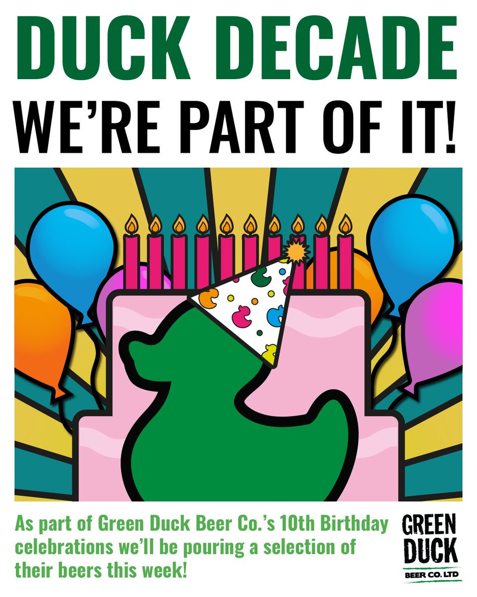 beerhouses's tweet photo. We are pouring 4 birthday beers from @green_duck_brewery with another one to come on shortly to celebrate their 10th year.

#beerboard #marketharborough #greenduck https://t.co/m6jz7QluqS