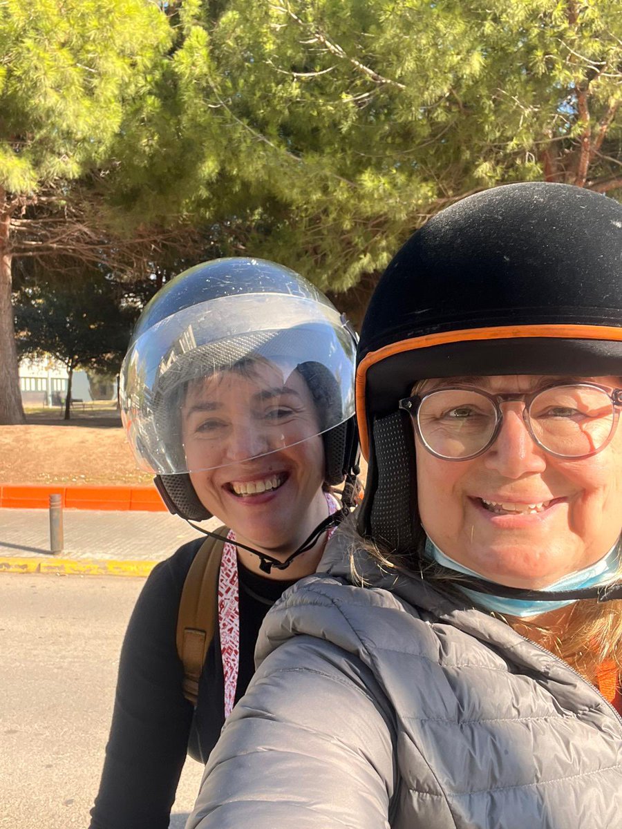 On our way to Madrid! 🛵 @geltamo @Evadodo23 #hemepath