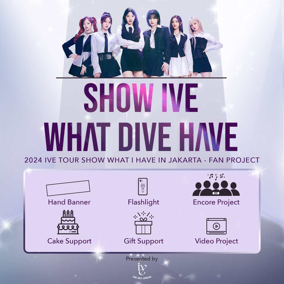 iveinaunion's tweet photo. We're proudly presenting

"SHOW IVE WHAT DIVE HAVE"

Untuk memeriahkan konser IVE di Indonesia, kami IVE INDONESIA UNION mempersembahkan beberapa project yang akan kita laksanakan.

STAY TUNED FOR THE PROJECT'S DETAIL AND FUNDRAISING!
 #SHOW_WHAT_I_HAVE_IN_JAKARTA #IVEinJKT https://t.co/xGwyLKdrnO