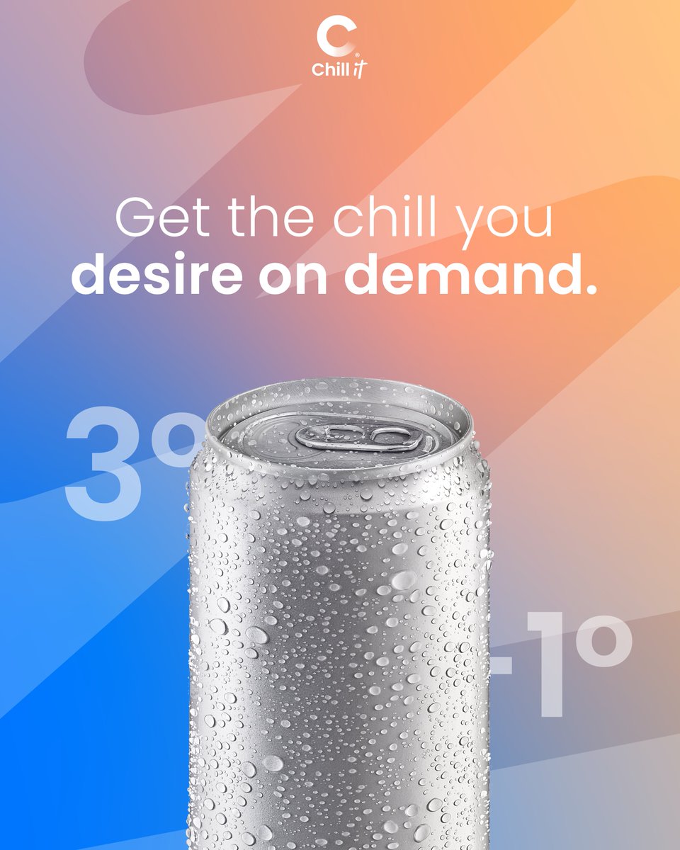 Redefining refreshment.

#ExtraColdDrinksInSeconds
