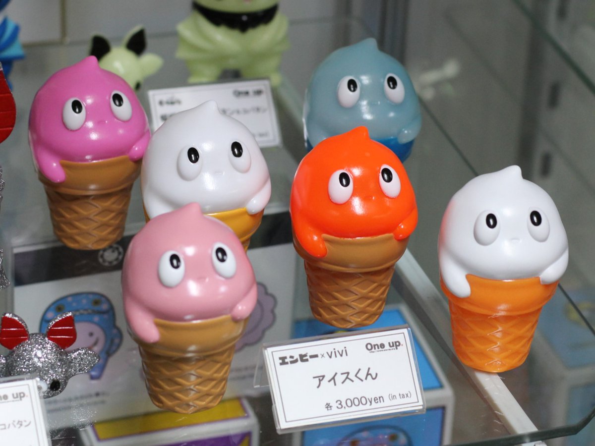 エンビーさんより エンビーくん アイスくん が、One up. 秋葉原店 に