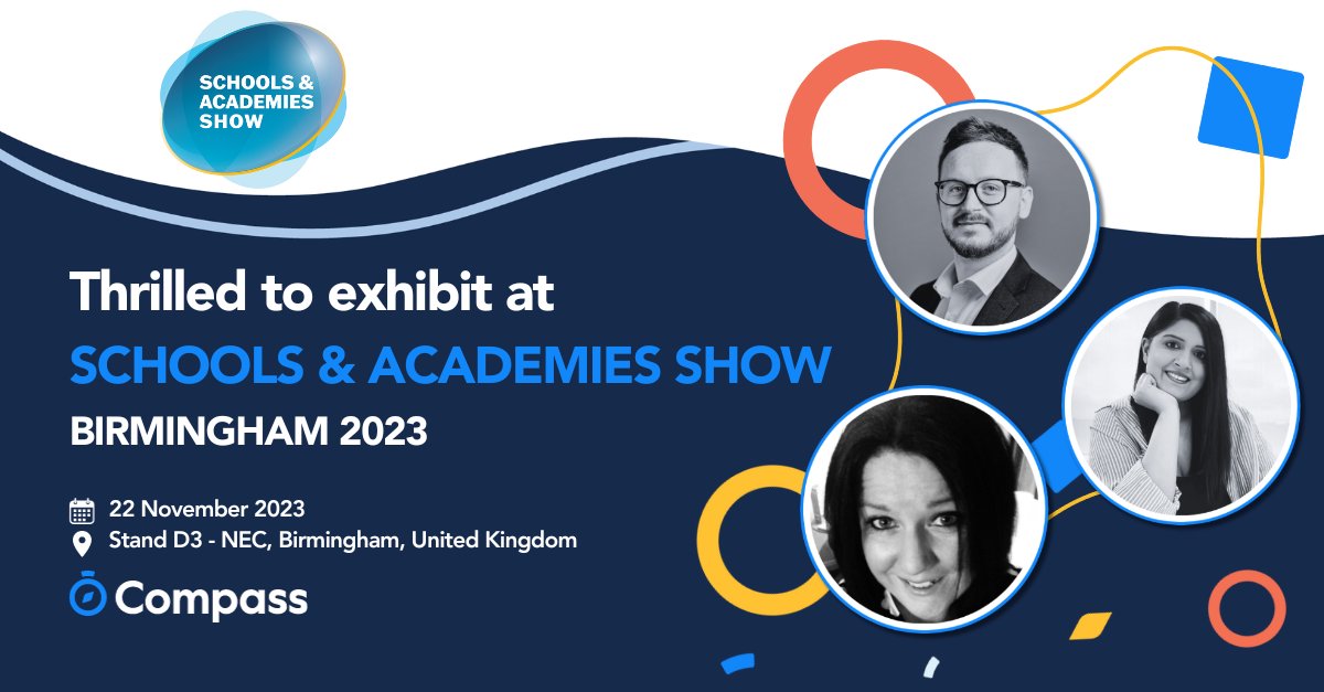 CompassMIS's tweet image. Is it already that time of the year?😲 @SAA_Show coming up next week in Birmingham🤩 We have some powerful MIS strategies to share and are always up for a good chat about school management👋 Pay us a visit at Stand D3 and tell us your story.
#CompassMIS #SAASHOW