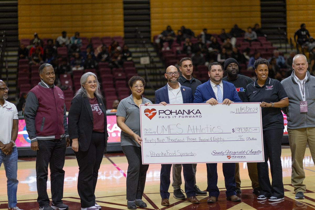 Thank you to Pohanka of Salisbury for the generous donation during #UMESHC2023! 

📸 by Moe