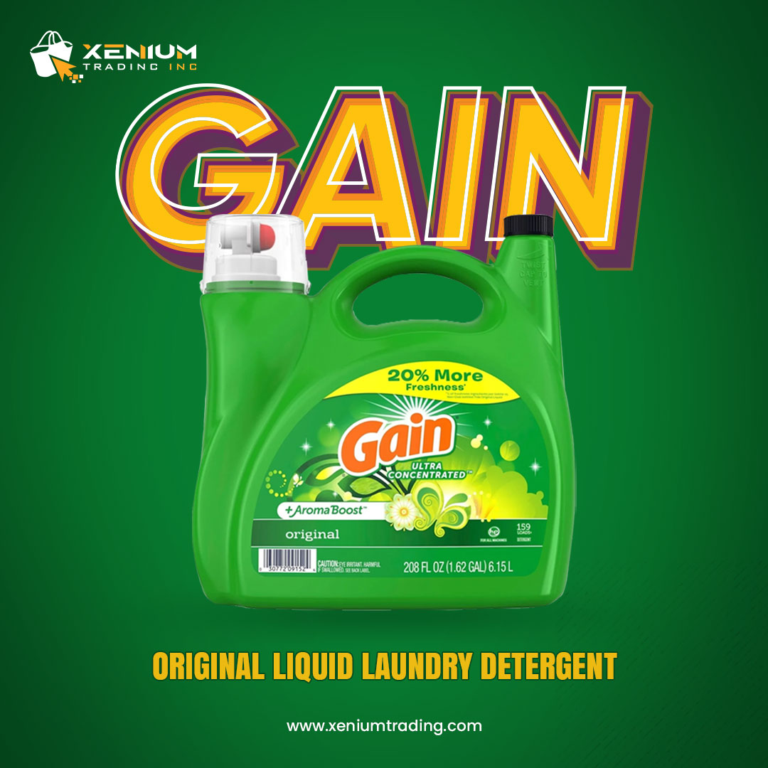 XeniumTrading's tweet image. Gain Original Liquid Laundry Detergent With Aroma Boost And Oxi Power (208 Fl. Oz., 159 Loads)
Available At: xeniumtrading.com
#GainClean #FreshLaundry #LaundryEssentials #StainRemoval #AromaBoosted #CleanAndFresh #USAshoppingstore #ecommercestore #xeniumtrading