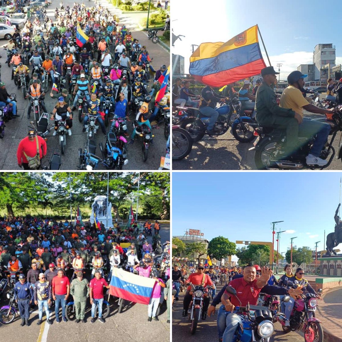 1/2🔁 Aquí vemos a un pueblo organizado, decidido a imponer su voluntad contra el mundo si el mismo mundo la ofende ! 
El Esequibo es parte de Venezuela, nuestra tierra no se vende, la tierra se defiende.