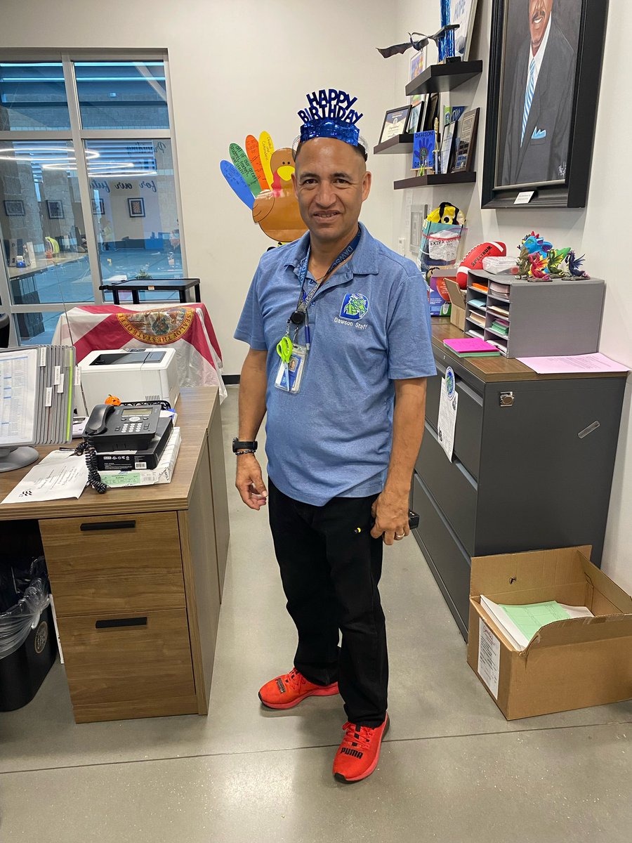 🎉Happy Birthday to our head custodian, Mr. Josè! 

Thank you for keeping our beautiful campus clean and helping with anything and everything, you are appreciated! 💙
