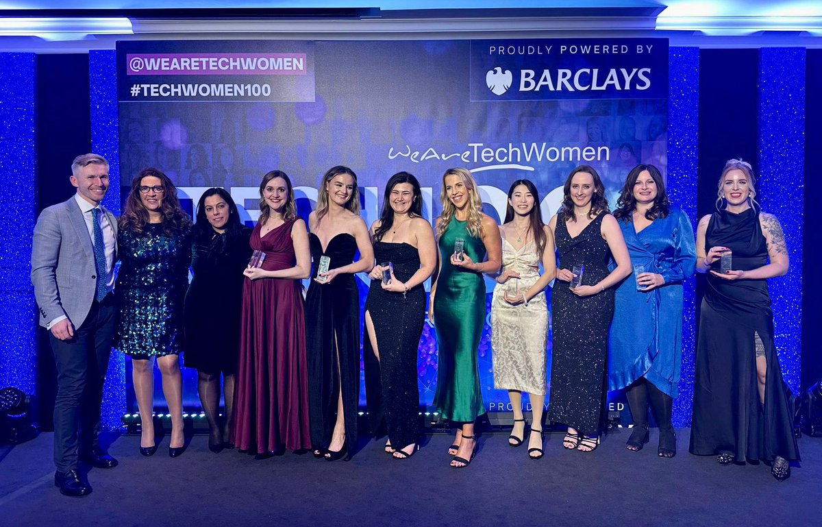 I’m officially a #TechWomen100 award winner! ✨

Thank you @WeAreTechWomen for hosting these amazing awards to celebrate women’s achievements in tech and inspire the next generation 💜

@NextTechGirls was also shortlisted for Network of the Year! 👏

#WomenInTech #AwardWinner