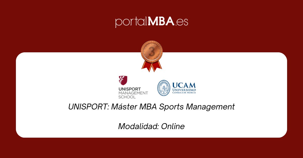¡Descubre los líderes indiscutibles de los MBA en España! 🚀

Las evaluaciones de estudiantes han hablado, y ahora te presentamos los másteres de MBA más destacados del curso 2023-24 en el exhaustivo ranking de PortalMBA.

🔗 portalmba.es/ranking_mba_es…

#MBA #ranking #PortalMBA