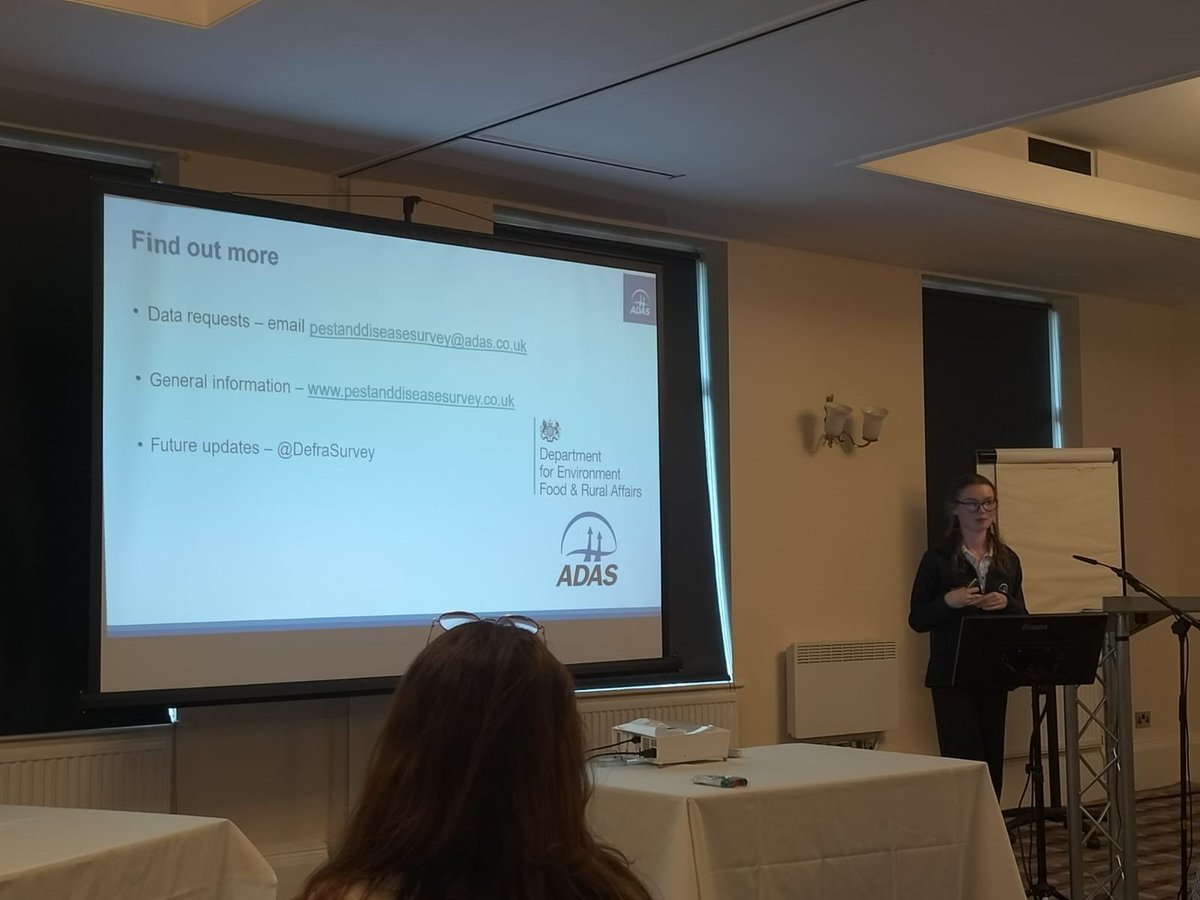 IsabelleSimsPhD's tweet image. Had a wonderful time at the @AABiologists #AABIPM23 conference this week, presenting work on @DefraSurvey of Crop Pests and Diseases 🌱🦠🪲 Lots of great discussions &amp;amp; really honoured to have been chosen for the Early Career Professional Presentation prize 😃