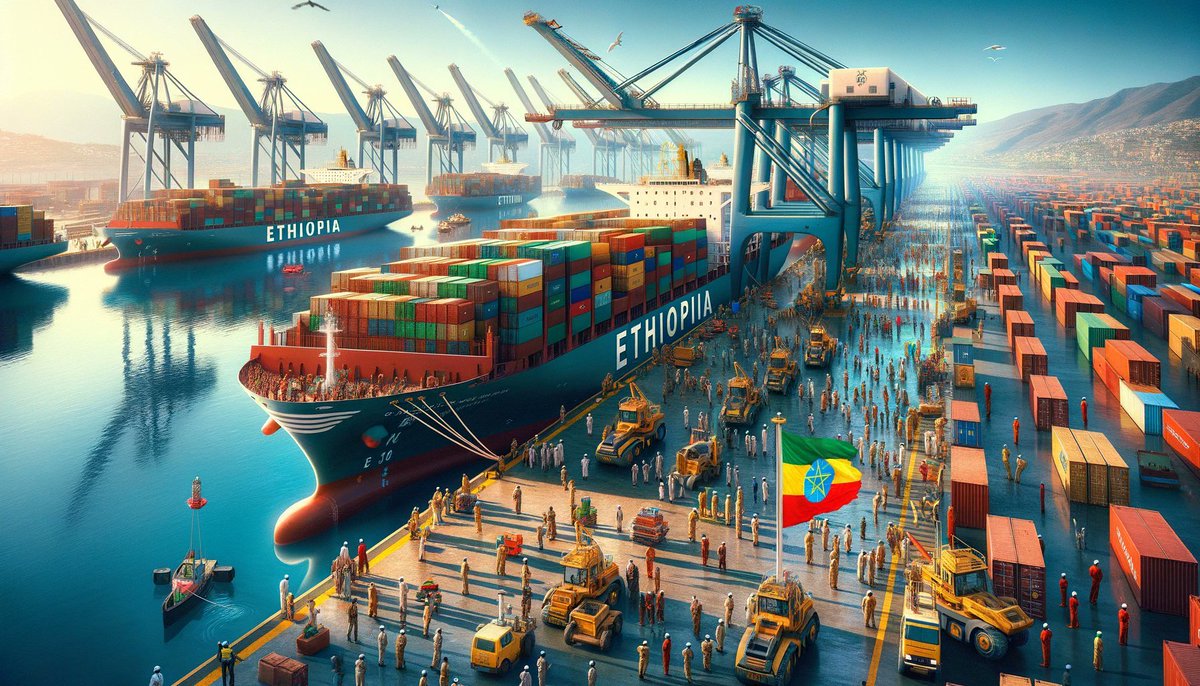 Red Sea utilization stands as a win-win, offering advantages to Ethiopia, neighboring nations, and the global community through enhanced trade.   #AccessToTheSea @SteveBakerHW  @lynbrownmp