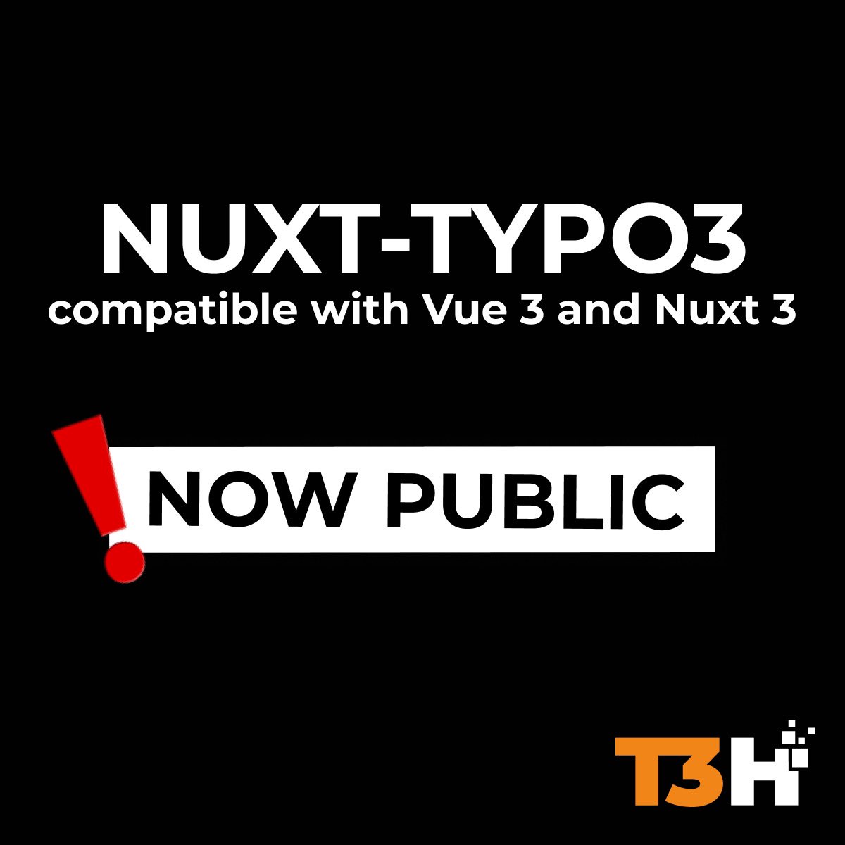 🚀 We're overjoyed to announce that the Vue.js frontend module for #TYPO3 compatible with Nuxt 3 and Vue 3 is now officially public! 🌐

🔗 github.com/TYPO3-Headless…

#CMS #opensource