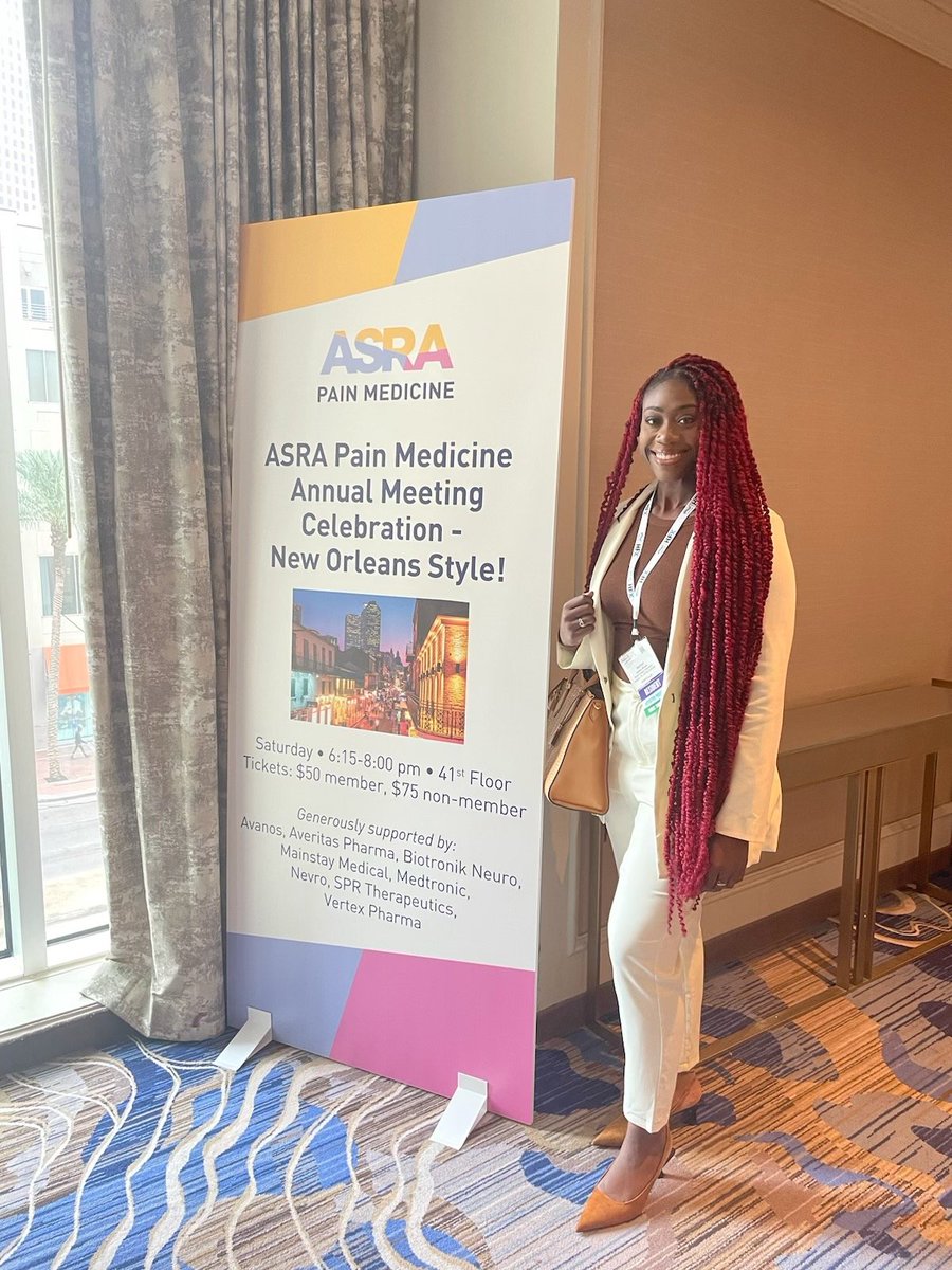 Ashlyn Brown (@ashlynbmd) on Twitter photo Had an excellent time this past weekend at <a href="/ASRA_Society/">ASRA Pain Medicine</a>. So amazed to meet some of the top minds in the world of pain. Looking forward to the next one for sure! And very grateful for the support along with it <a href="/uzo_md/">Uzondu Osuagwu, MD</a> ! Had an excellent time this past weekend at <a href="/ASRA_Society/">ASRA Pain Medicine</a>. So amazed to meet some of the top minds in the world of pain. Looking forward to the next one for sure! And very grateful for the support along with it <a href="/uzo_md/">Uzondu Osuagwu, MD</a> !