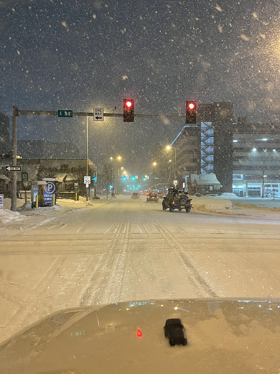 carlsnider's tweet photo. It was a snowy drive into school. Nice to be back at school after several snow days!

#alaskaishome
#madeforalaska
#shootforthemoon
#snowdays https://t.co/DTHtFnwVuC