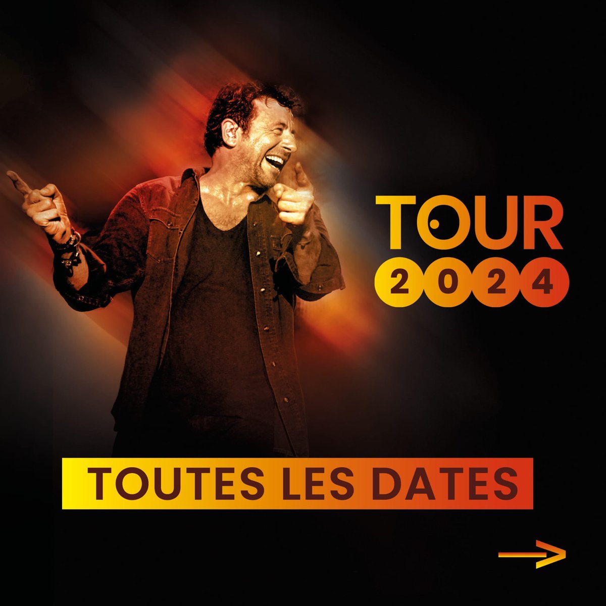 PatrickBruel's tweet image. Quel démarrage ce matin sur les nouvelles dates !
Vous êtes décidément incroyables! 🎶💥
Voici toutes les dates annoncées du #Tour2024 🎫
A tout à l'heure... 🎸🔥